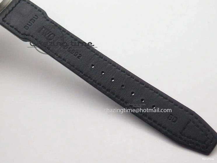 MIROTIME 1225 Timeless Big Pilot Real PR IW500901 ZF 1:1 Best Edition On Black Leather Strap A 7340